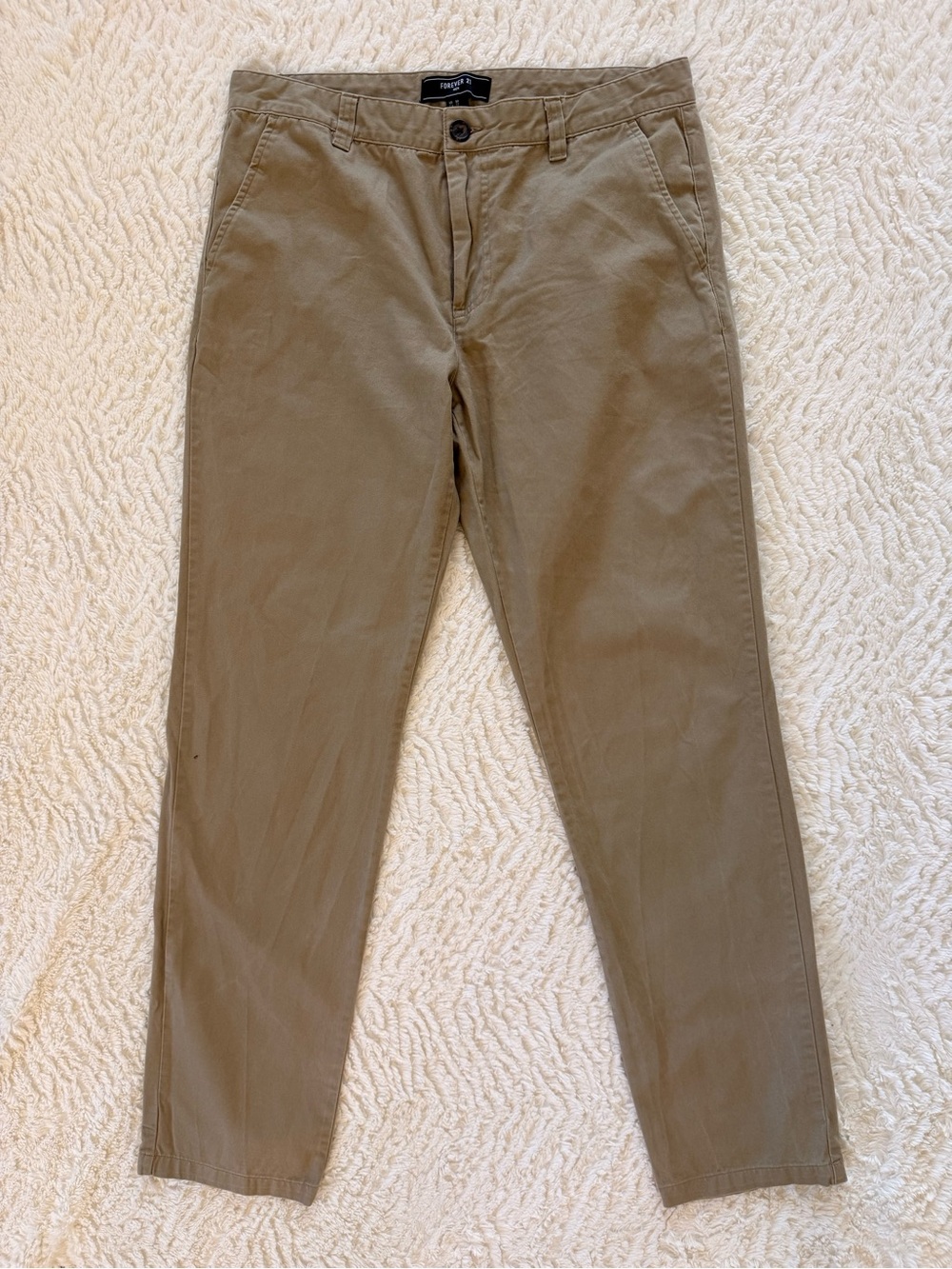 Forever 21 Men's Khaki Chino Pants